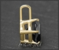 Preview: Gold Brillant Anhänger 585 Gelbgold, 6,25ct, schwarz